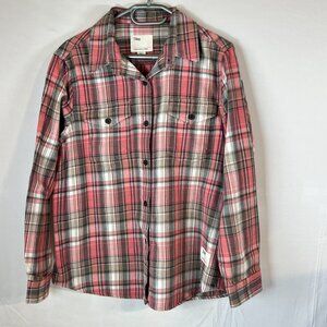 Tilley 100%  Cotton Plaid Shirt Timeless Outdoor Heritage  XL  Built to Last